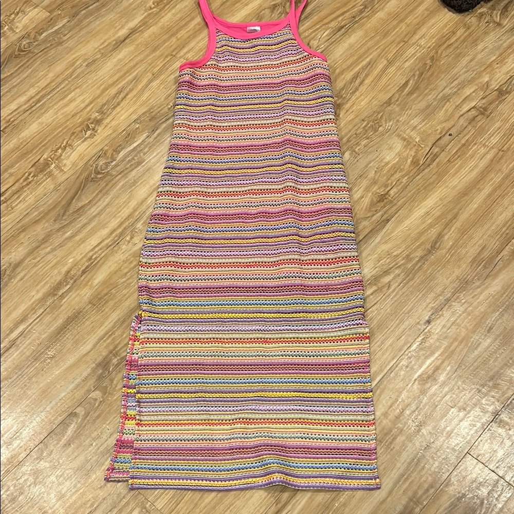 Colorful Striped Maxi Dress